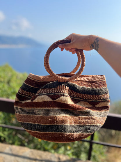 Borsa a mano / secchiello in Kilim