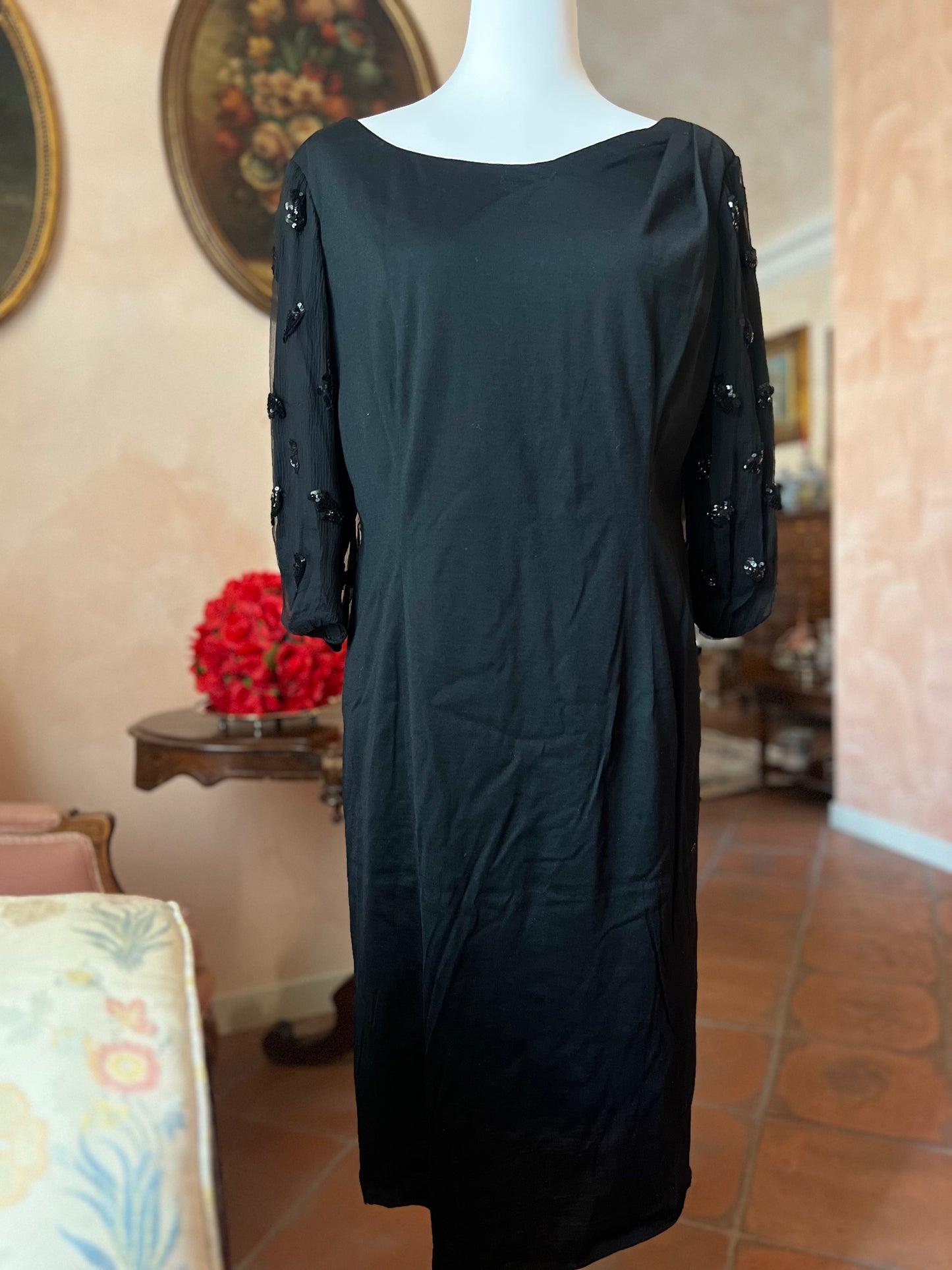 Vestito anni ‘70 Luisa Spagnoli - ricamato a mano