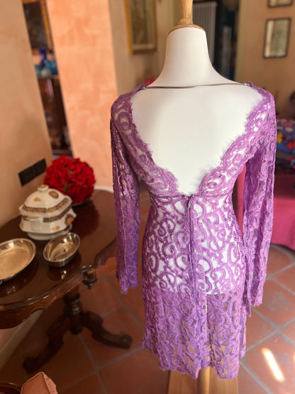 Abito midi in pizzo Versus Gianni Versace